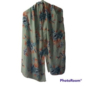Scarves & Wraps Floral Spring 100% Polyester